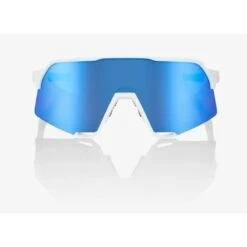100% S3® Matte White HiPER® Blue Multilayer Mirror Lens -Mode Verkoop 100 s3 matte white hiper blue multilayer mirror lens 2