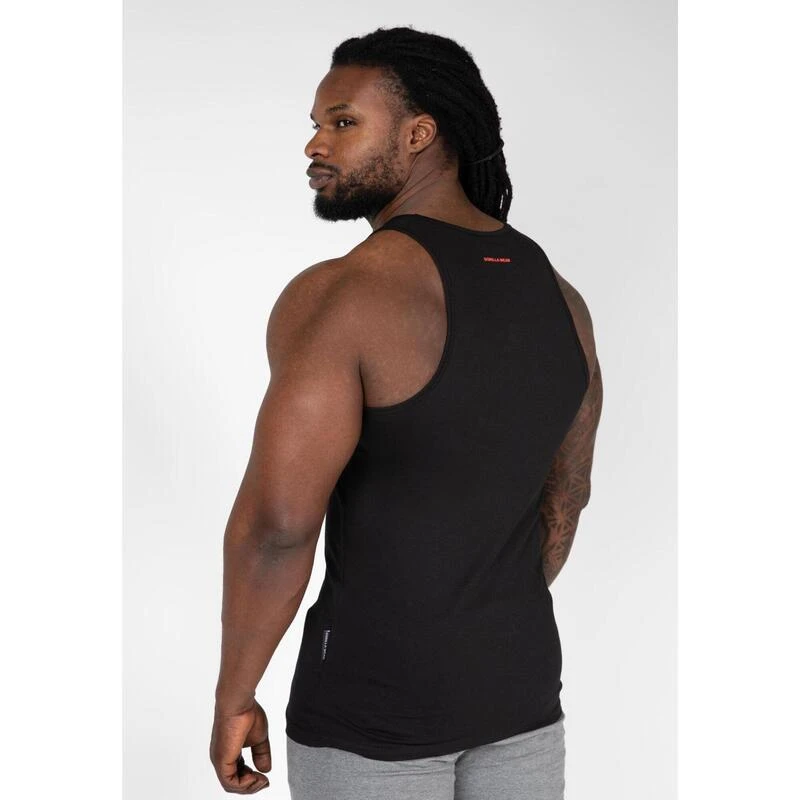 Gorilla Wear Adams Stretch Tank Top - Black 4 Gorilla Wear Adams Stretch Tank Top - Black - Afbeelding 2