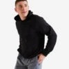 Ademende Basic Hoodie Voor Fitness Heren Effen -Mode Verkoop ademende basic hoodie voor fitness heren effen zwart