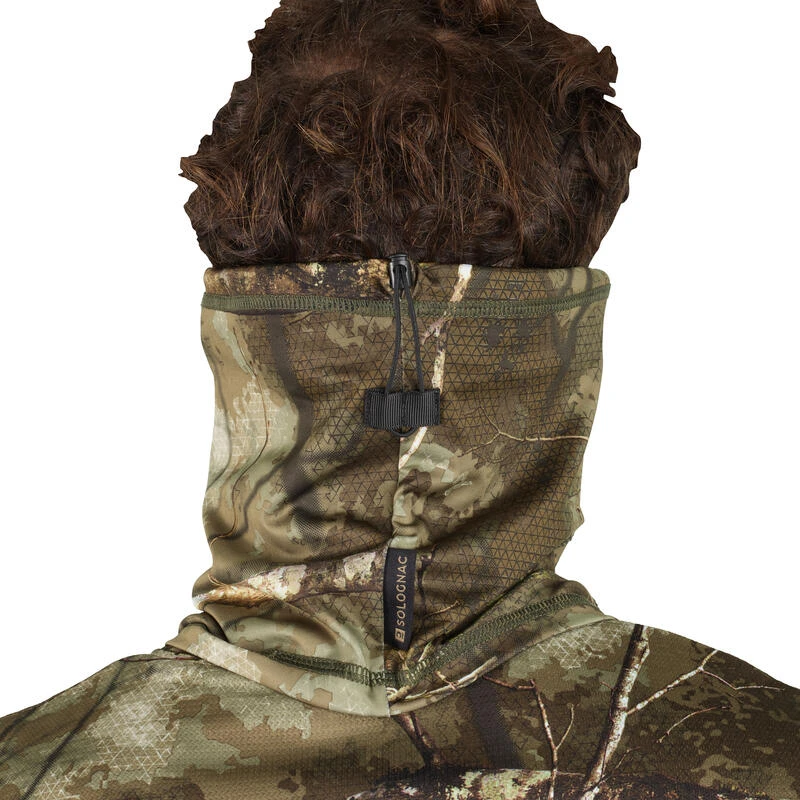 Ademende Camouflage Nekwarmer Voor De Jacht 500 Bos 8 Ademende Camouflage Nekwarmer Voor De Jacht 500 Bos - Afbeelding 6