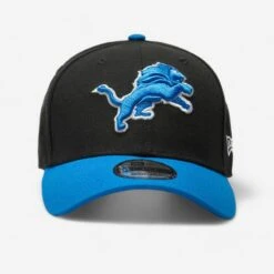 NEW ERA Americanfootballpet Voor Dames En Heren NFL Detroit Lions Zwart