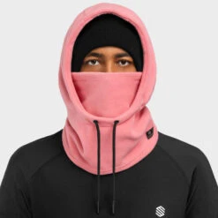 Balaclava Masker Wintersport SIROKO Hail Pink Kauwgom Roze Heren En Dames