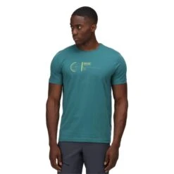 Regatta Breezed II Wandel-T-shirt Met Korte Mouwen Voor Heren - Groen -Mode Verkoop breezed ii wandel t shirt met korte mouwen voor heren groen 4