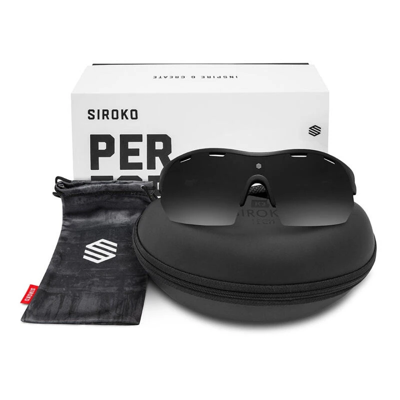 Bril Wielrennen SIROKO K3s Zurich Zwart Heren 4 Bril Wielrennen SIROKO K3s Zurich Zwart Heren - Afbeelding 2