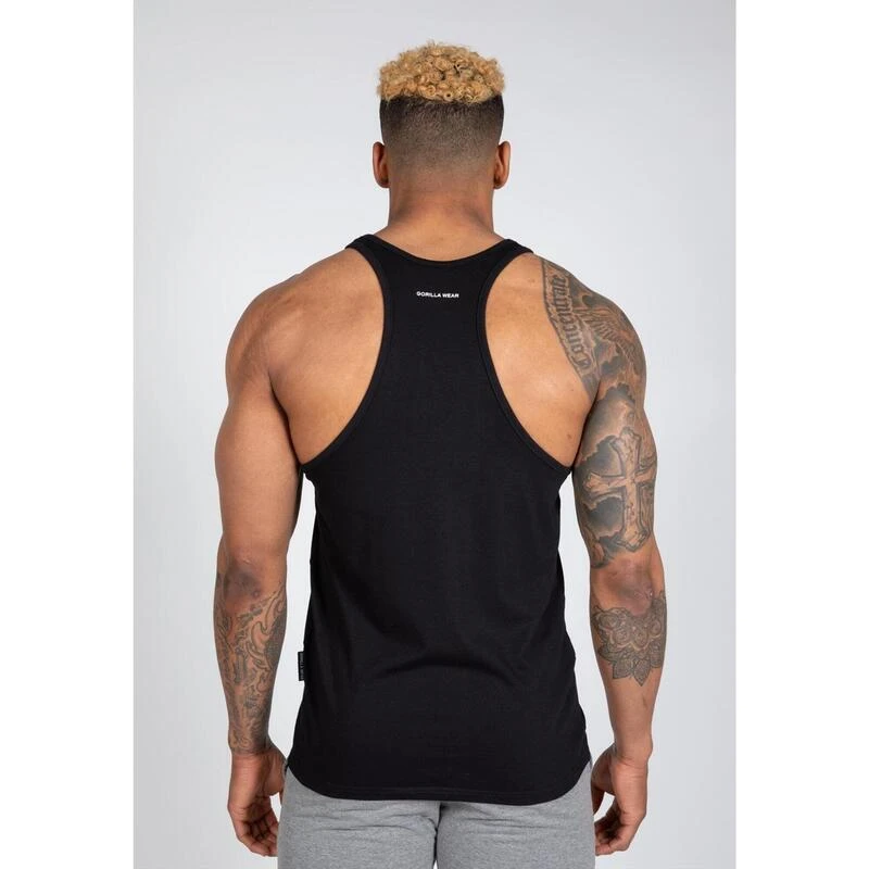 Gorilla Wear Carter Stretch Tank Top Black 4 Gorilla Wear Carter Stretch Tank Top Black - Afbeelding 2