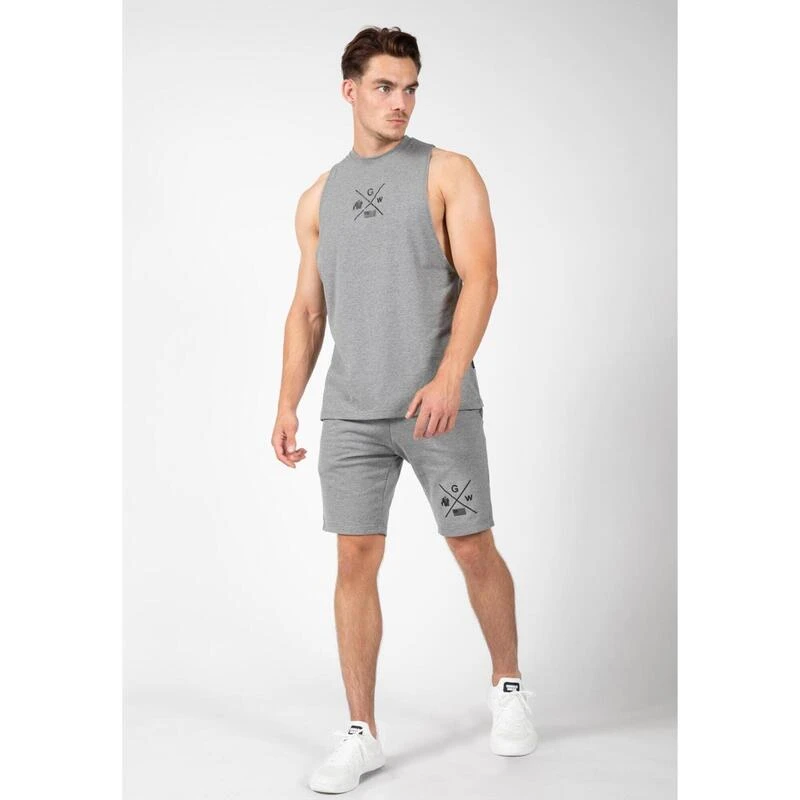 Gorilla Wear Cisco Shorts Gray/Black 5 Gorilla Wear Cisco Shorts Gray/Black - Afbeelding 3