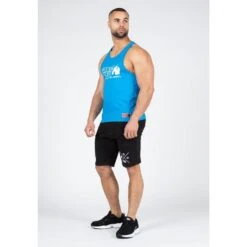 Gorilla Wear Classic Tank Top - Blue 9 Gorilla Wear Classic Tank Top - Blue -Mode Verkoop classic tank top blue 2