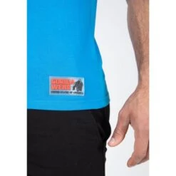 Gorilla Wear Classic Tank Top - Blue 11 Gorilla Wear Classic Tank Top - Blue -Mode Verkoop classic tank top blue 4