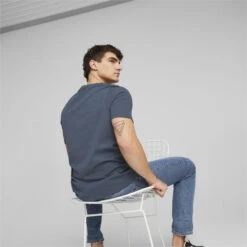 Essentials T-shirt Met Klein Logo Voor Heren PUMA 10 Essentials T-shirt Met Klein Logo Voor Heren PUMA -Mode Verkoop essentials t shirt met klein logo voor heren puma 2