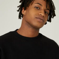 Fitnesssweater Voor Heren Crew 520 -Mode Verkoop fitnesssweater voor heren crew 520 zwart 2