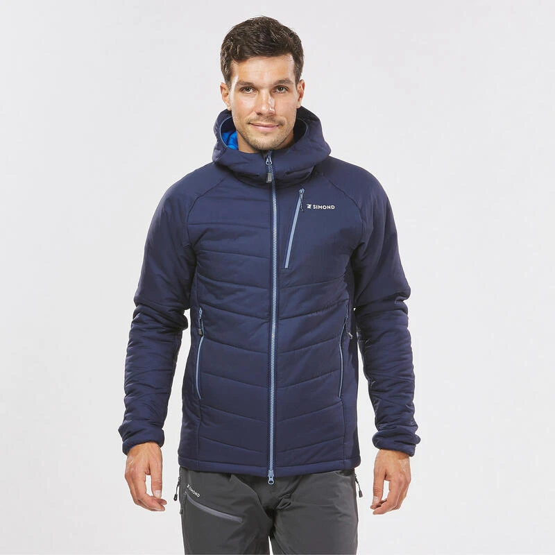 Simond Gewatteerde Herenjas Voor Bergsporten Alpinism Synthetisch Blauw 4 Simond Gewatteerde Herenjas Voor Bergsporten Alpinism Synthetisch Blauw - Afbeelding 2