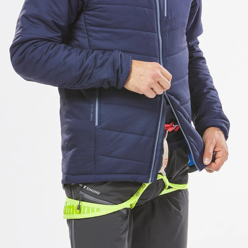 Simond Gewatteerde Herenjas Voor Bergsporten Alpinism Synthetisch Blauw 9 Simond Gewatteerde Herenjas Voor Bergsporten Alpinism Synthetisch Blauw - Afbeelding 7