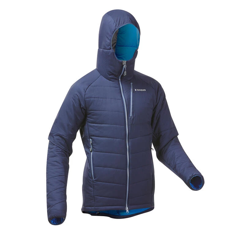 Simond Gewatteerde Herenjas Voor Bergsporten Alpinism Synthetisch Blauw 3 Simond Gewatteerde Herenjas Voor Bergsporten Alpinism Synthetisch Blauw
