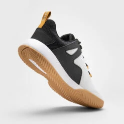 Handbalschoenen H300 Wit Zwart -Mode Verkoop handbalschoenen h300 wit zwart 5