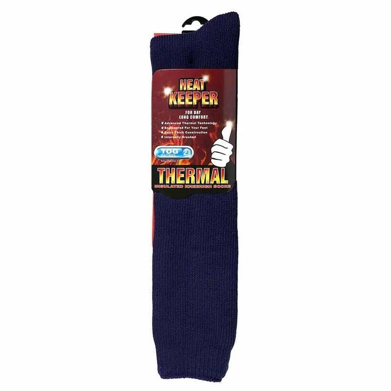 Heat Keeper Heren Thermo Kniehoogte Sokken Marine 4 Heat Keeper Heren Thermo Kniehoogte Sokken Marine - Afbeelding 2