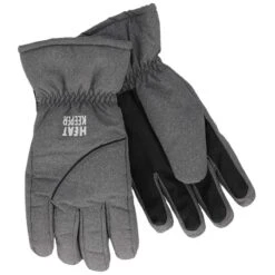 Heatkeeper Mannen Ski Handschoenen Grijs -Mode Verkoop heatkeeper mannen ski handschoenen grijs 3
