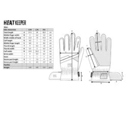 Heatkeeper Mannen Skihandschoenen Zwart Pro -Mode Verkoop heatkeeper mannen skihandschoenen zwart pro 5