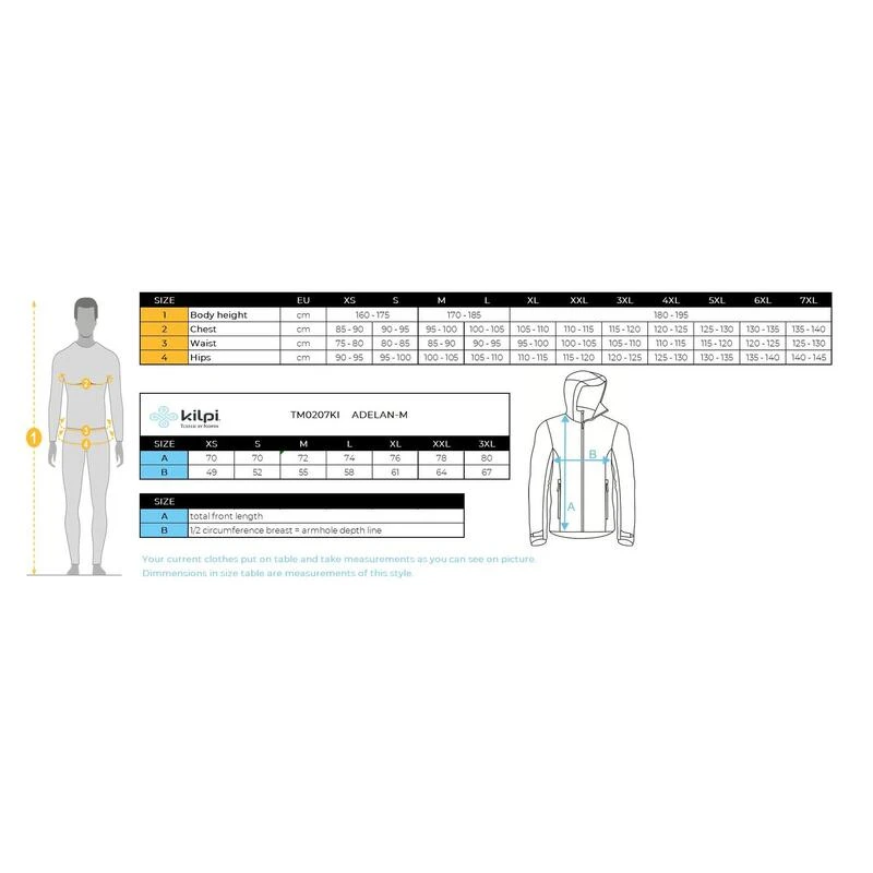 Heren Capuchon Kilpi ADELAN-M 6 Heren Capuchon Kilpi ADELAN-M - Afbeelding 4