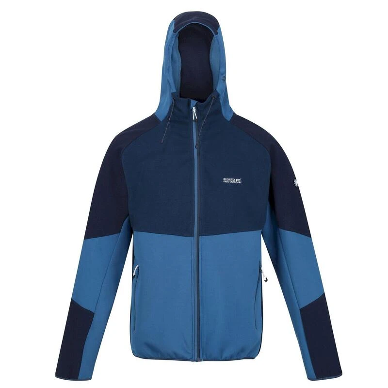 Regatta Heren Highton Pro Hooded Full Zip Hoodie (Maanlicht Denim/dynastieblauw) 3 Regatta Heren Highton Pro Hooded Full Zip Hoodie (Maanlicht Denim/dynastieblauw)