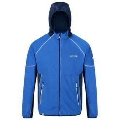 Regatta Heren Kniver Hooded Stretch Fleece (Oxford/Pruisisch Blauw)