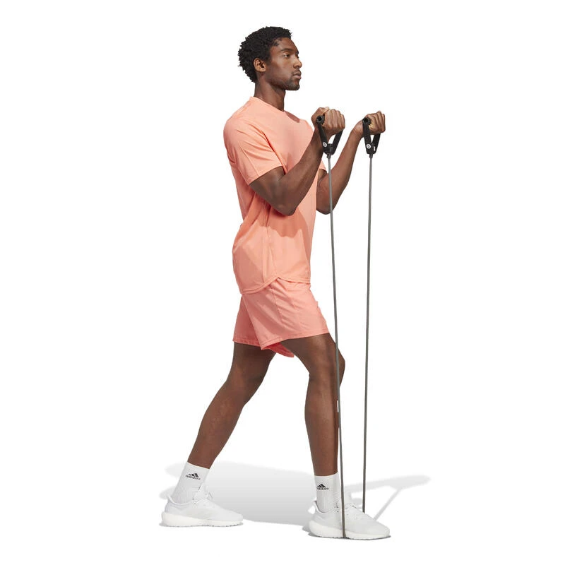 ADIDAS HERENSHIRT VOOR CARDIOFITNESS KORAAL 6 ADIDAS HERENSHIRT VOOR CARDIOFITNESS KORAAL - Afbeelding 4