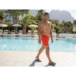 Herenteenslippers Voor Zwembad Tonga 500 Zwart/blauw/wit -Mode Verkoop herenteenslippers voor zwembad tonga 500 zwartblauwwit 5