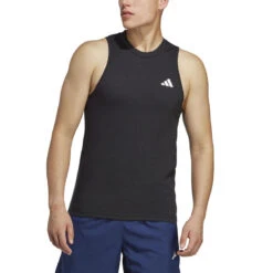 ADIDAS HERENTOP VOOR CARDIOFITNESS ZWART 10 ADIDAS HERENTOP VOOR CARDIOFITNESS ZWART -Mode Verkoop herentop voor cardiofitness zwart 1
