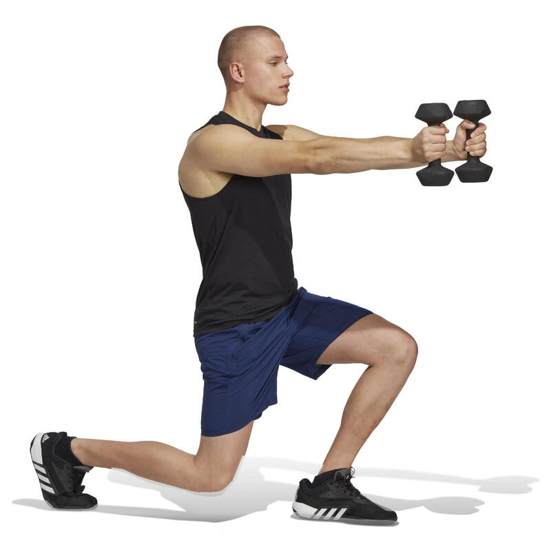 ADIDAS HERENTOP VOOR CARDIOFITNESS ZWART 6 ADIDAS HERENTOP VOOR CARDIOFITNESS ZWART - Afbeelding 4