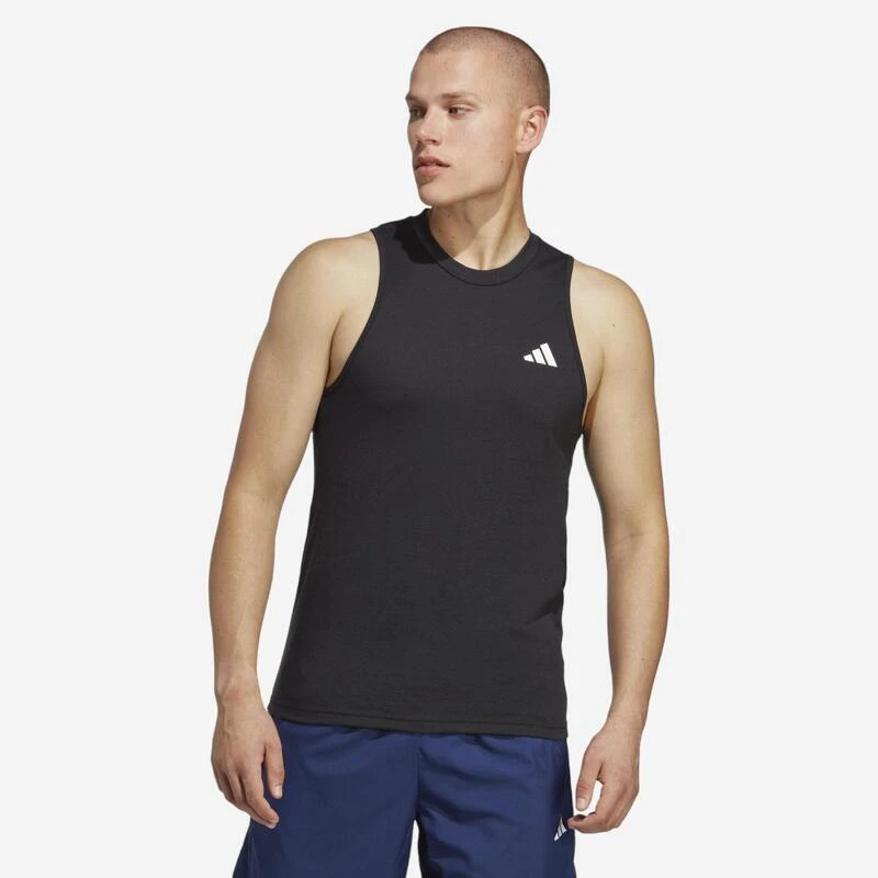 ADIDAS HERENTOP VOOR CARDIOFITNESS ZWART 3 ADIDAS HERENTOP VOOR CARDIOFITNESS ZWART