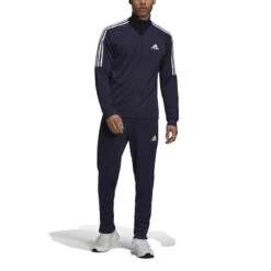 ADIDAS HERENTRAININGSPAK VOOR CARDIOFITNESS BLAUW -Mode Verkoop herentrainingspak voor cardiofitness blauw 2