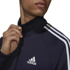 ADIDAS HERENTRAININGSPAK VOOR CARDIOFITNESS BLAUW -Mode Verkoop herentrainingspak voor cardiofitness blauw 4