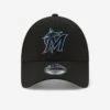NEW ERA Honkbalpet MLB Heren / Dames Miami Marlins Zwart -Mode Verkoop honkbalpet mlb heren dames miami marlins zwart