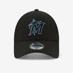 NEW ERA Honkbalpet MLB Heren / Dames Miami Marlins Zwart