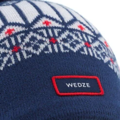 WEDZE JACQUARD SKIMUTS VOOR VOLWASSENEN -Mode Verkoop jacquard skimuts voor volwassenen blauwwit 5