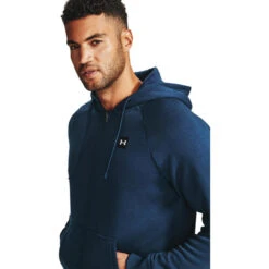 Kap Under Armour Rival Fleece FZ, Blauw, Mannen -Mode Verkoop kap under armour rival fleece fz blauw mannen 3