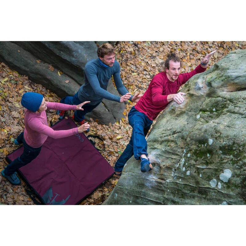 Simond Klimshirt ML Voor Heren Vertika Rood Bordeaux 13 Simond Klimshirt ML Voor Heren Vertika Rood Bordeaux - Afbeelding 11