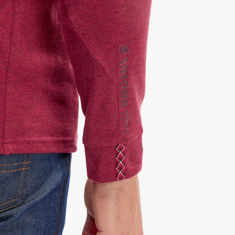 Simond Klimshirt ML Voor Heren Vertika Rood Bordeaux 8 Simond Klimshirt ML Voor Heren Vertika Rood Bordeaux - Afbeelding 6