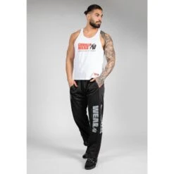 Gorilla Wear Logo Meshpants Black -Mode Verkoop logo meshpants black 2