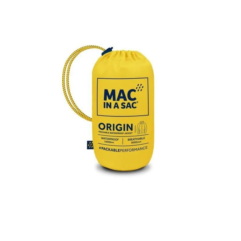 Mac In A Sac – Regenjas - Geel 7 Mac In A Sac – Regenjas - Geel - Afbeelding 5