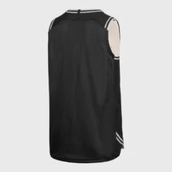 Basketbal Tank Top Heren/dames T500R Omkeerbaar Grijs Zwart Buzzer -Mode Verkoop omkeerbaar mouwloos basketbalshirt voor herendames t500 zwartbeige 5