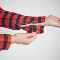 OVERHEMD 100 -Mode Verkoop overhemd 100 rood 9