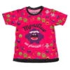 RUNNING SHIRT #MONSTERS Voor HEREN - KAMUABU Kleur ROZE 110grs