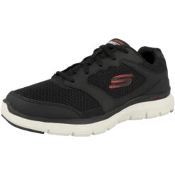 Skechers Schoenen Flex Advantage 4.0 - 232225-BKRD Zwart -Mode Verkoop schoenen flex advantage 40 232225 bkrd zwart 3