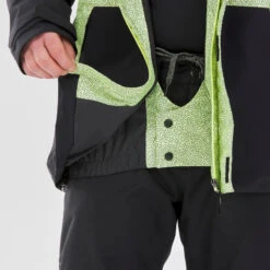 Snowboardjas Voor Heren SNB 100 -Mode Verkoop snowboardjas voor heren snb 100 geelzwart 7