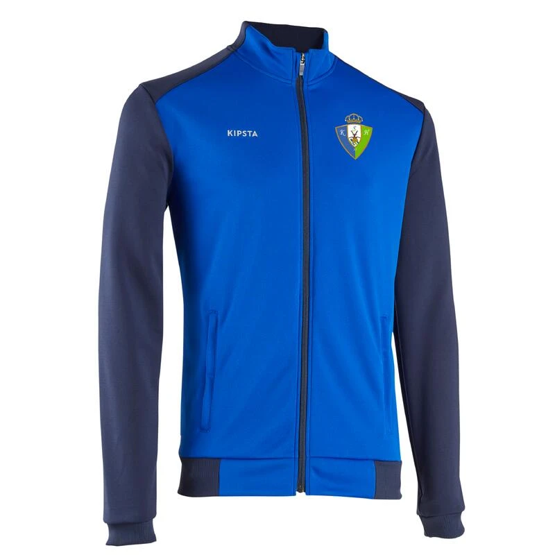Kipsta Sporting Hasselt Vest Volwassenen T100 Blauw 3 Kipsta Sporting Hasselt Vest Volwassenen T100 Blauw