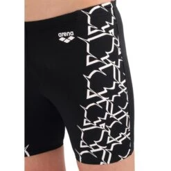 Arena Swim Graphic Mid Jammer - Zwart -Mode Verkoop swim graphic mid jammer zwart 3