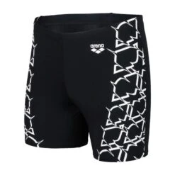 Arena Swim Graphic Mid Jammer - Zwart -Mode Verkoop swim graphic mid jammer zwart 6