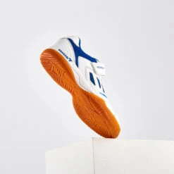 Tafeltennisschoenen Voor Kinderen TTS 500 Wit Blauw -Mode Verkoop tafeltennisschoenen voor kinderen tts 500 wit blauw 3