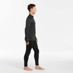 WEDZE Thermoshirt Voor Skiën Heren 500 1/2 Rits -Mode Verkoop thermoshirt voor skien heren bl 500 12 rits donkergrijs 5