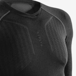 Kipsta Thermoshirt Voor Volwassenen Keepdry 500 LANGE MOUWEN -Mode Verkoop thermoshirt voor volwassenen keepdry 500 lange mouwen zwart 11